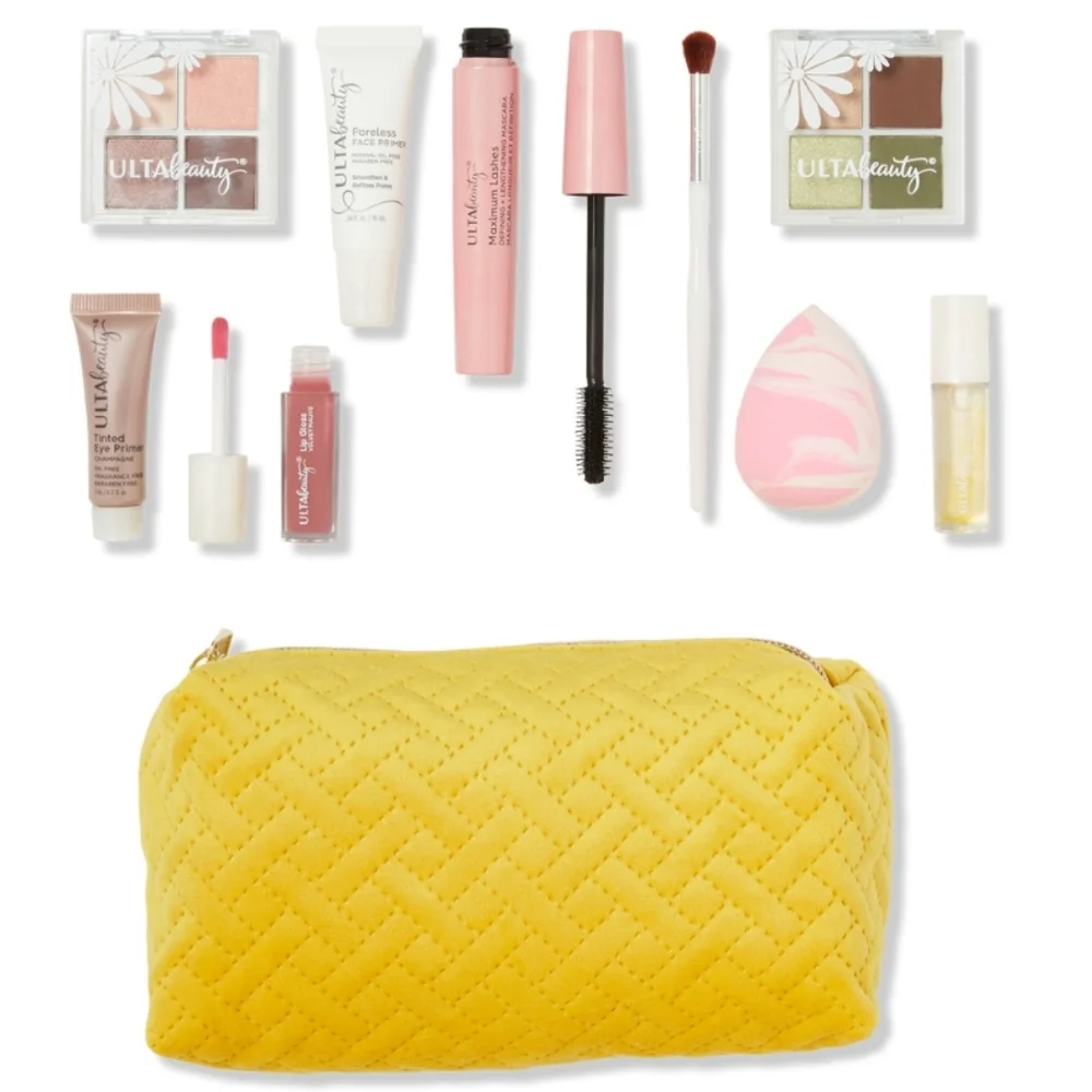 ULTA BEAUTY 10 PIECE COSMETIC KIT.